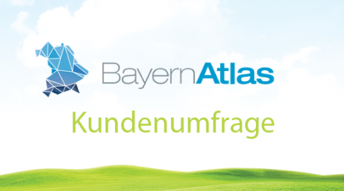 Unter dem BayernAtlas-Logo steht in grüner Schrift 